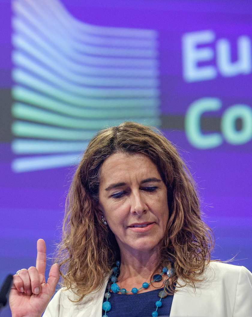Midday media briefing of the European Commission in Brussels