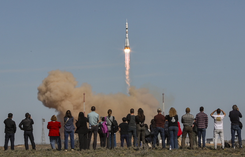 Soyuz MS-27 spacecraft launches successfully at the Baikonur Cosmodrome