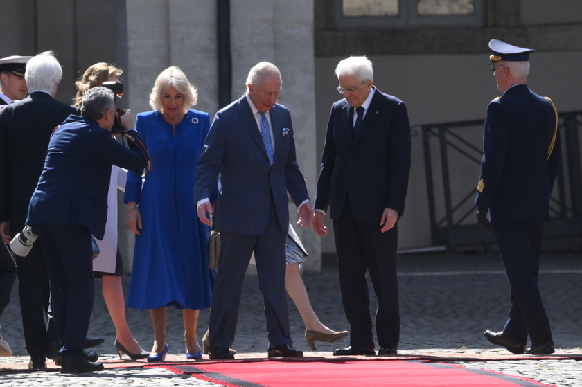 Re Carlo al Quirinale, inizia la visita di Stato