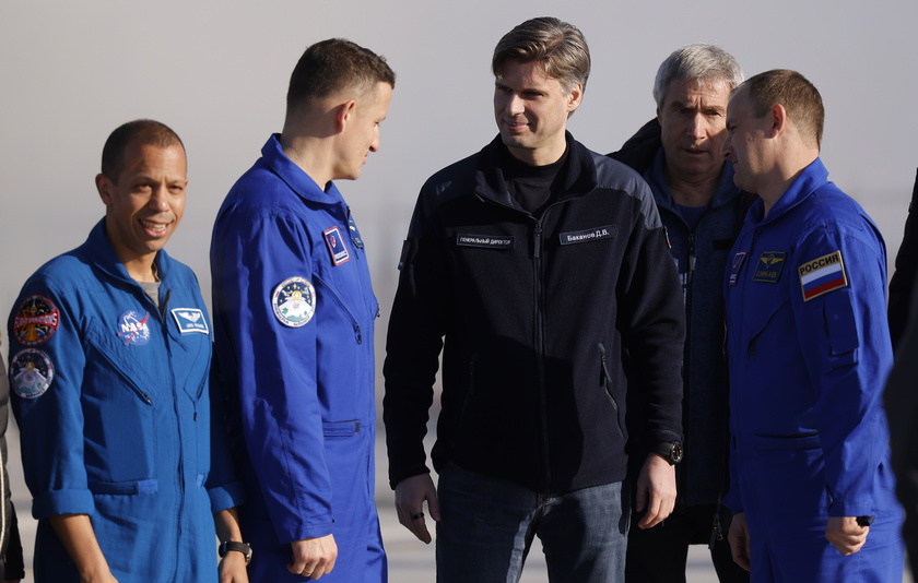 Soyuz MS-27 crew attends send-off ceremony ahead of International Space Station launch