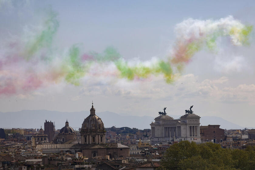 Lo spettacolo delle Frecce Tricolori