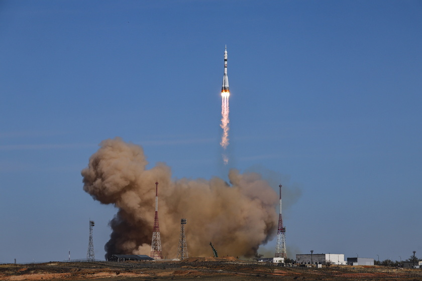 Soyuz MS-27 spacecraft launches successfully at the Baikonur Cosmodrome
