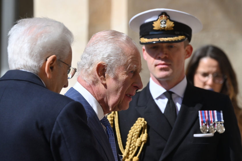 Re Carlo al Quirinale, inizia la visita di Stato