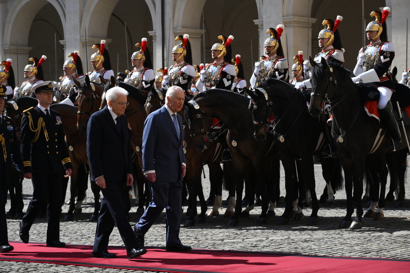 Re Carlo al Quirinale, inizia la visita di Stato
