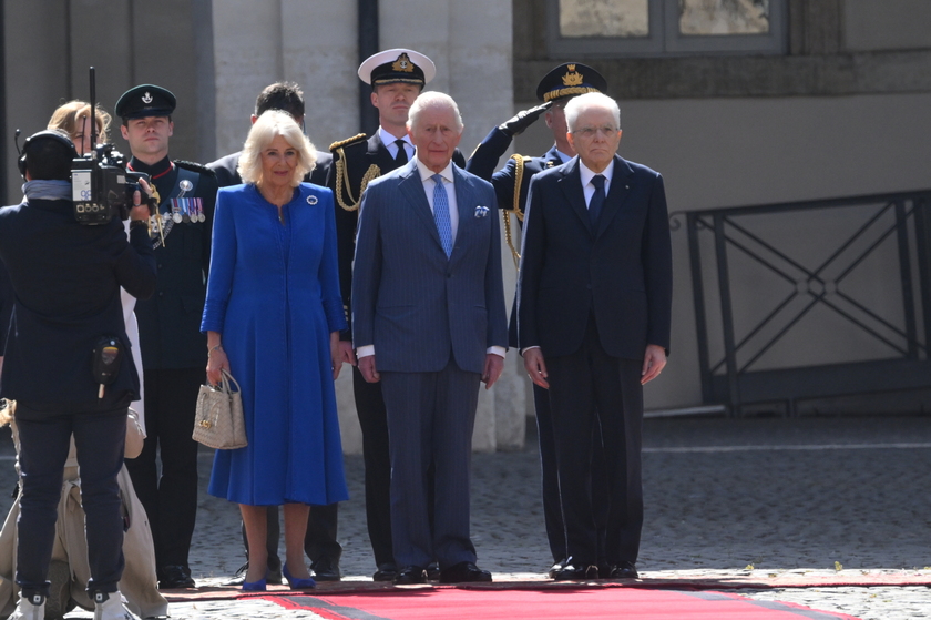 Re Carlo al Quirinale, inizia la visita di Stato