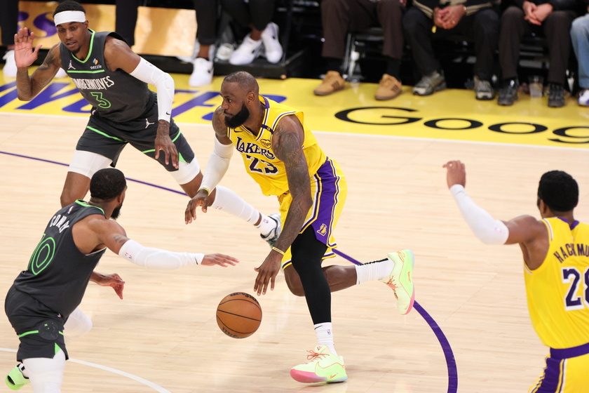 NBA Playoffs - Minnesota Timberwolves at Los Angeles Lakers
