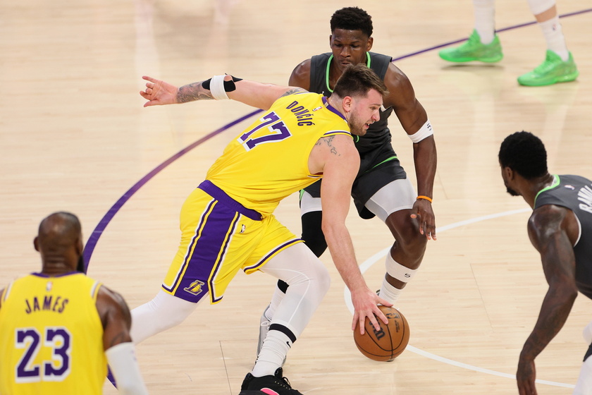NBA Playoffs - Minnesota Timberwolves at Los Angeles Lakers