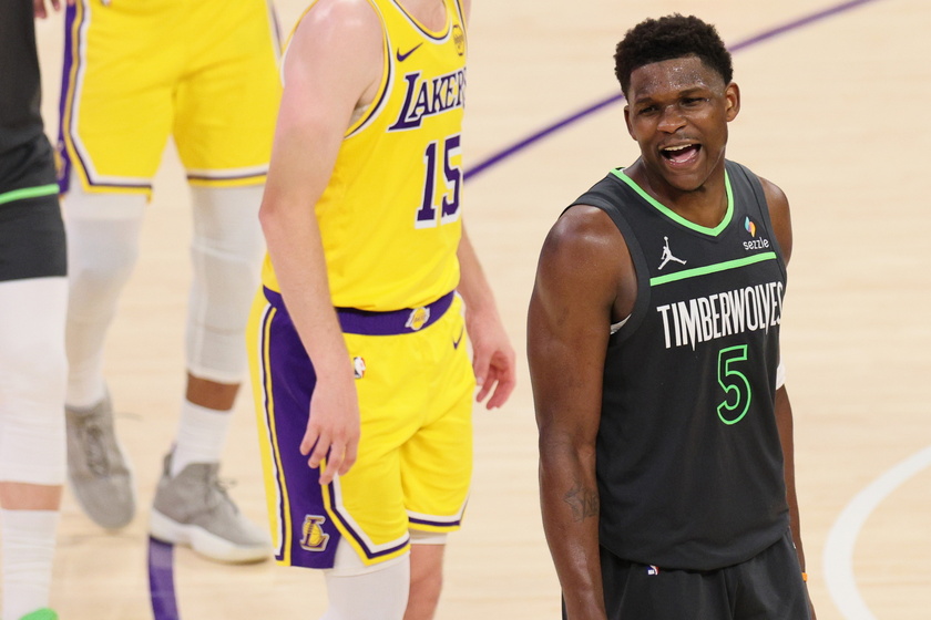 NBA Playoffs - Minnesota Timberwolves at Los Angeles Lakers