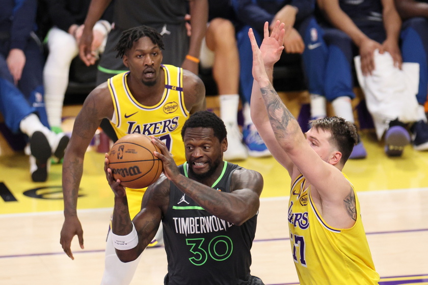 NBA Playoffs - Minnesota Timberwolves at Los Angeles Lakers