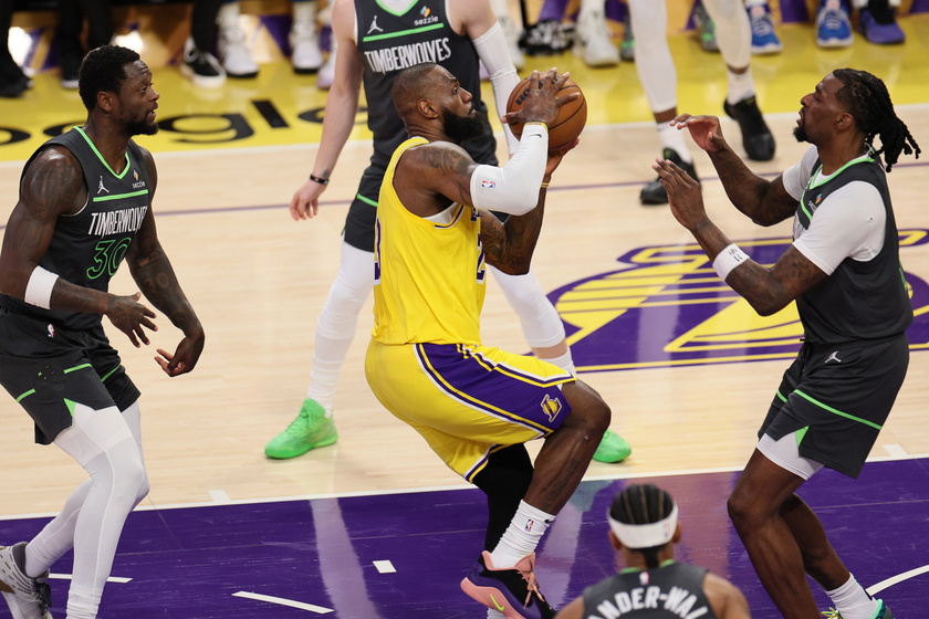 NBA Playoffs - Minnesota Timberwolves at Los Angeles Lakers