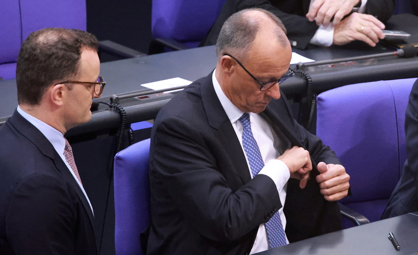 Election of German Chancellor and swearing-in of the cabinet at Bundestag in Berlin
