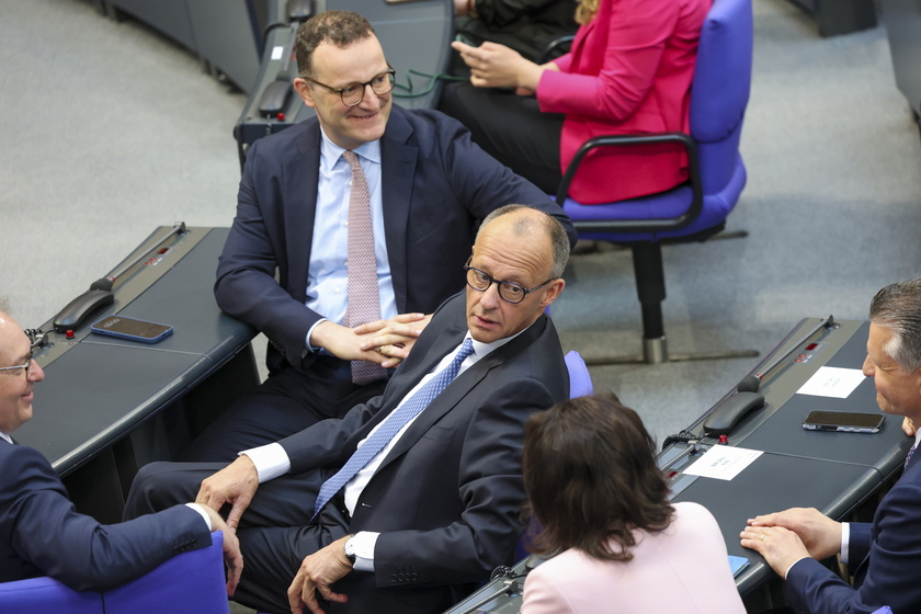 Election of German Chancellor and swearing-in of the cabinet at Bundestag in Berlin