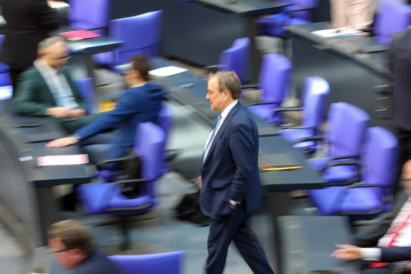 Election of German Chancellor and swearing-in of the cabinet at Bundestag in Berlin