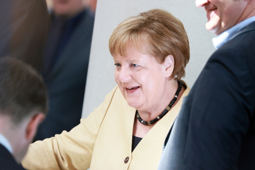 Election of German Chancellor and swearing-in of the cabinet at Bundestag in Berlin