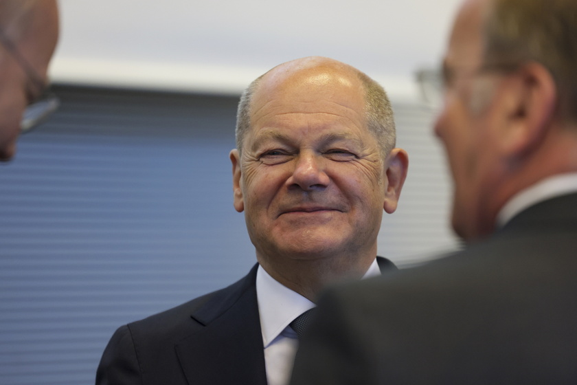 Election of German Chancellor and swearing-in of the cabinet at Bundestag in Berlin