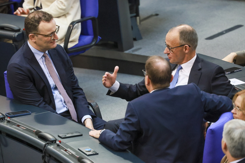 Election of German Chancellor and swearing-in of the cabinet at Bundestag in Berlin