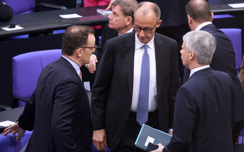 Election of German Chancellor and swearing-in of the cabinet at Bundestag in Berlin