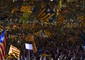 La manifestazione a Barcellona per il Sì al referendum © ANSA