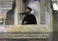 Morte Al-Baghdadi, le immagini del leader dell'Isis nella moschea di Mosul nel 2014 © ANSA