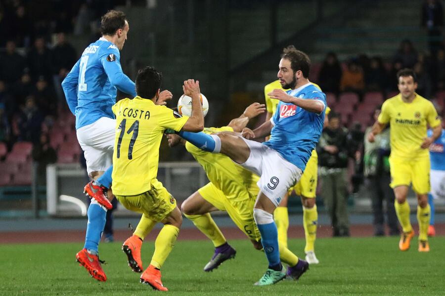 Soccer: Europa League; Napoli-Villarreal ©
