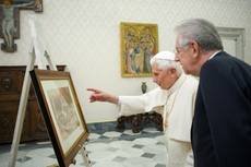 FOTO: ultimo saluto al Papa di Mario Monti