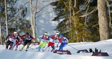 Cadute e neve molle, Pellegrino non salva fondo