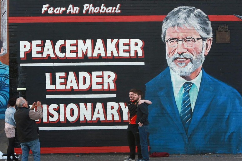 Il leader dello Sinn Fein, Gerry Adams © ANSA/EPA