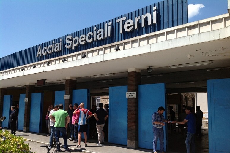 Stabilimento delle Acciaierie Speciali Terni (Foto Ansa) - RIPRODUZIONE RISERVATA