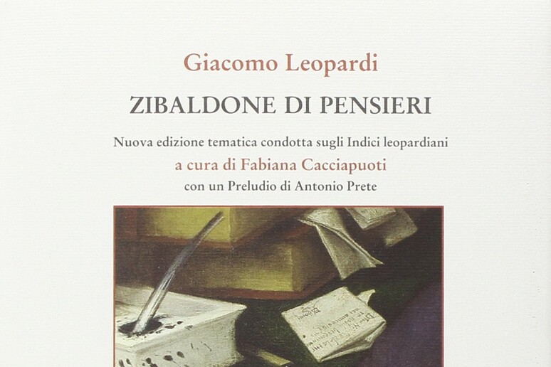 La copertina dello  'Zibaldone di pensieri ' a cura di Fabiana Cacciapuoti - RIPRODUZIONE RISERVATA