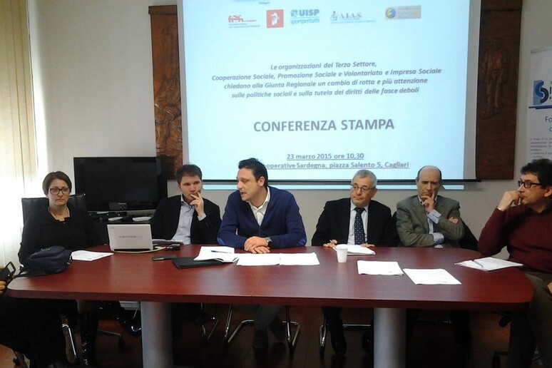 Conferenza stampa cooperative e volontariato - RIPRODUZIONE RISERVATA