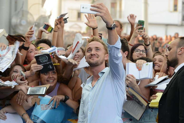L 'attore Tom Felton (foto d 'archivio) - RIPRODUZIONE RISERVATA