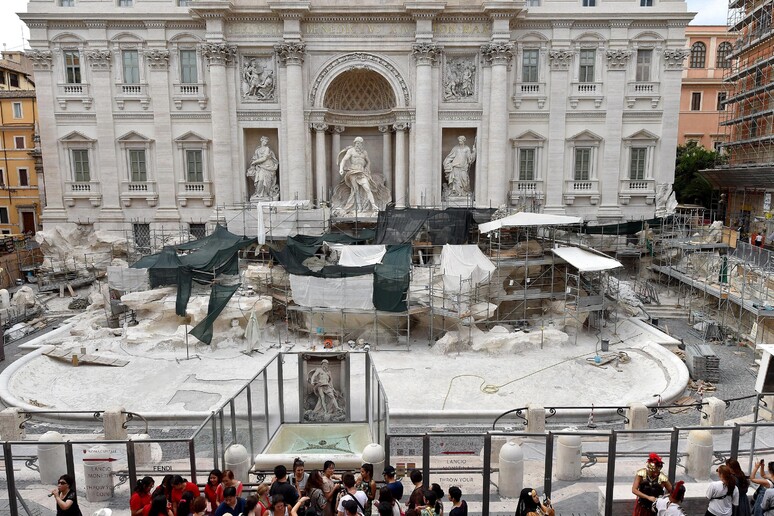 Fontana Trevi, 3/11 inaugurazione - RIPRODUZIONE RISERVATA