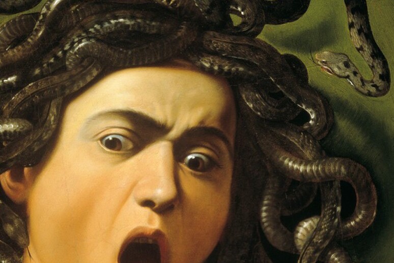 medusa caravaggio agli Uffizi - nuove sale cremisi - RIPRODUZIONE RISERVATA