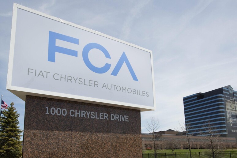 Il logo di Fca in una foto d 'archivio © ANSA/EPA