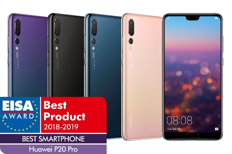 Huawei P20 Pro Best Smartphone dell 'anno - RIPRODUZIONE RISERVATA