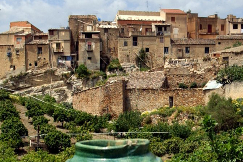 Un 'immagine panoramica di Burgio - RIPRODUZIONE RISERVATA