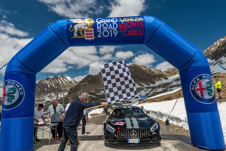 Grand Road Venezia-Montecarlo nel segno della Mercedes AMG © ANSA/Grand Road Venezia-Montecarlo