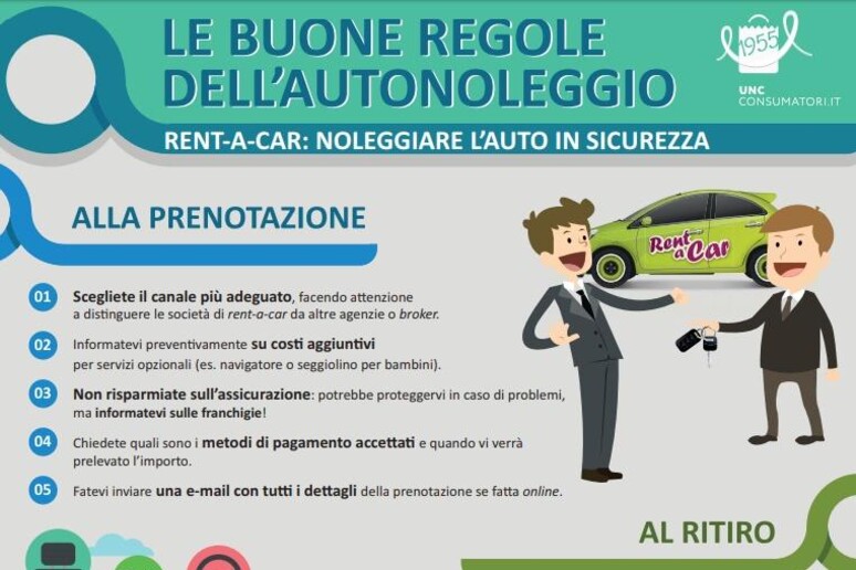 Noleggio auto, 10 regole per affittare in sicurezza - RIPRODUZIONE RISERVATA