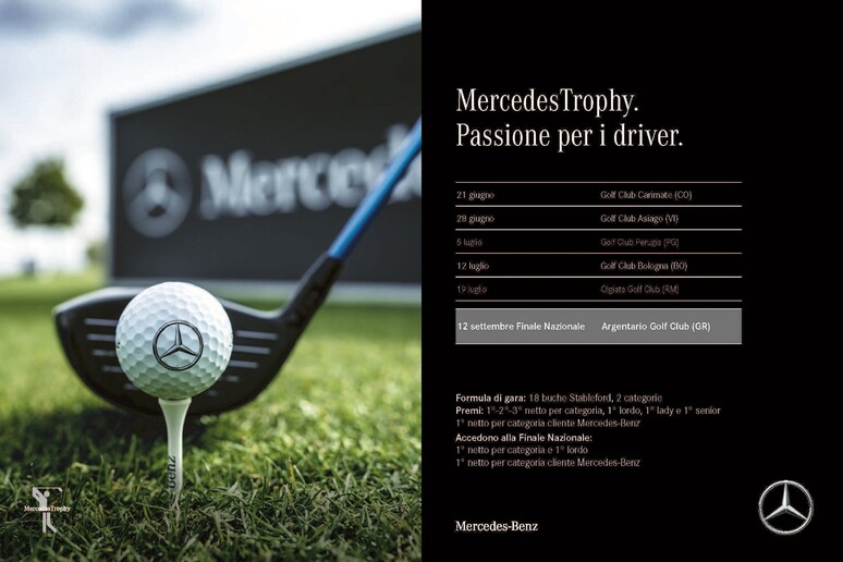 MercedesTrophy, la Stella riparte dai campi da golf - RIPRODUZIONE RISERVATA
