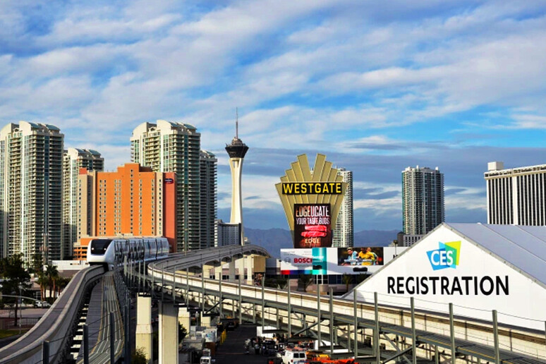 CES 2022, apre a Las Vegas massima kermesse dell 'high tech © ANSA/Web