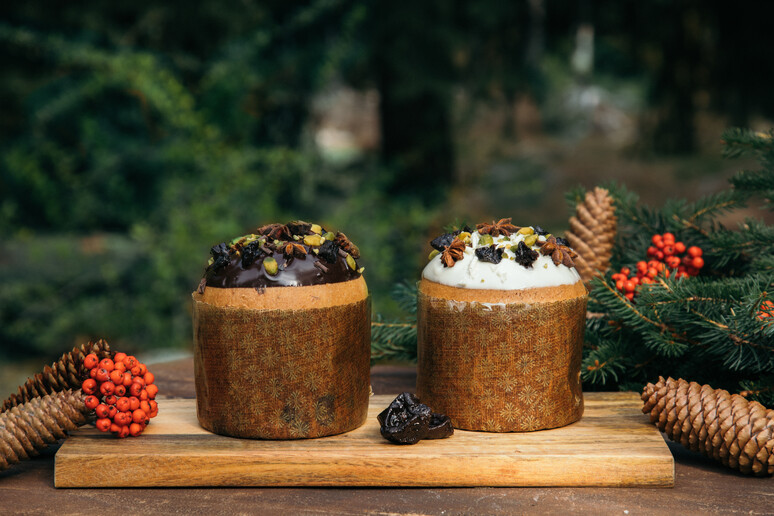 Dal maître chocolatier Stefano Collomb  il Panettone Duetto con Prugne della California - RIPRODUZIONE RISERVATA