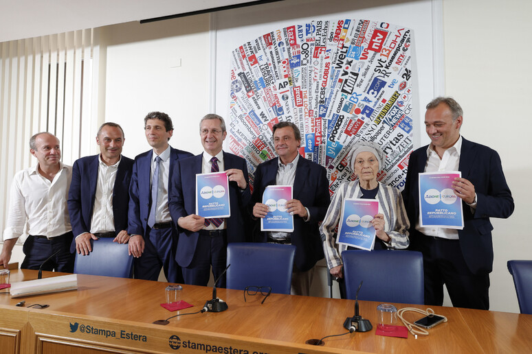 Presentazione del manifesto del Fronte Repubblicano per le elezioni politiche del 25 settembre - RIPRODUZIONE RISERVATA