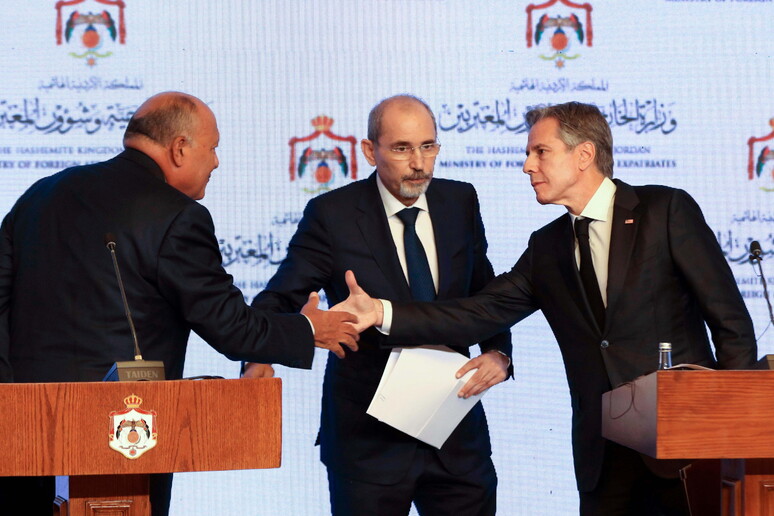 Blinken ad Amman © ANSA/EPA