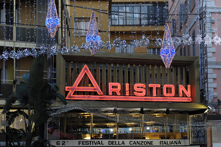 Il teatro Ariston di Sanremo - RIPRODUZIONE RISERVATA