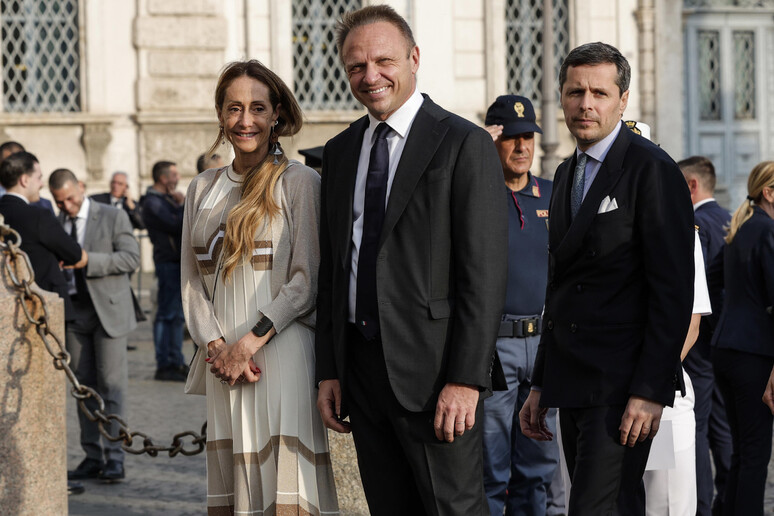 Arianna Meloni e Francesco Lollobrigida - RIPRODUZIONE RISERVATA