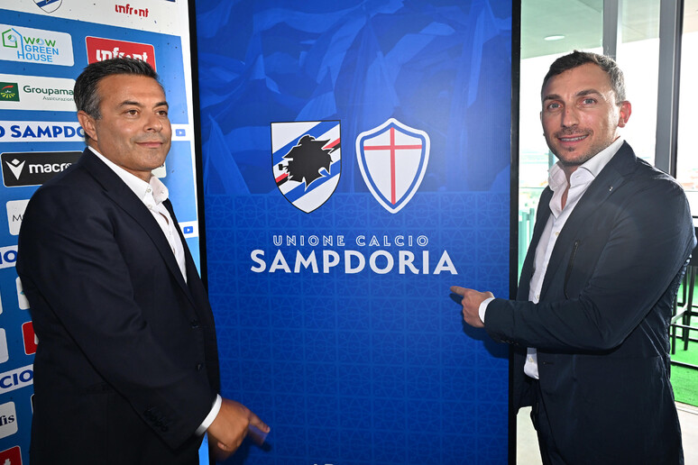 Calcio: i proprietari della Sampdoria Radrizzani e Manfredi - RIPRODUZIONE RISERVATA