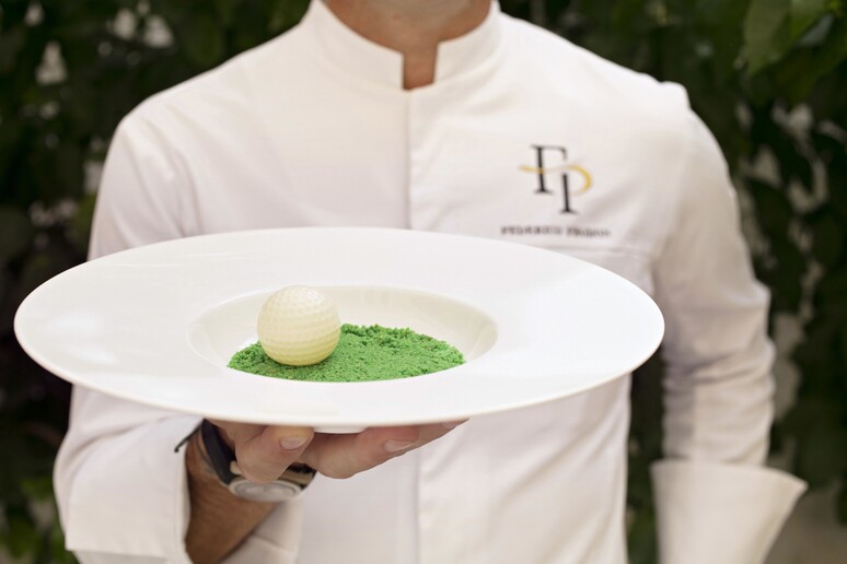 Ryder cup, pasticcere Prodon la celebra con dolce "Hole in one" (foto Giulio Di Mauro) - RIPRODUZIONE RISERVATA