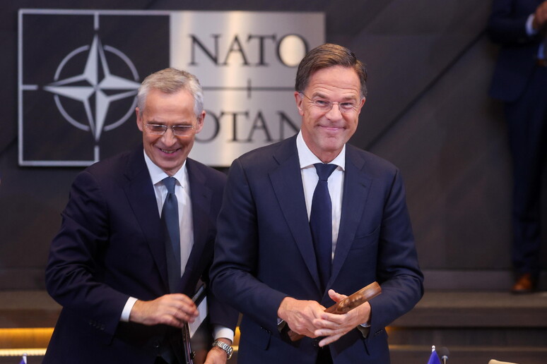 Mark Rutte succeeds Jens Stoltenberg as Secretary General of NATO © ANSA/EPA