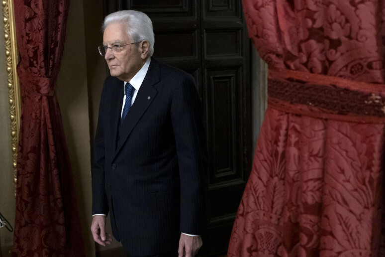 Il presidente della Repubblica Sergio Mattarella - RIPRODUZIONE RISERVATA