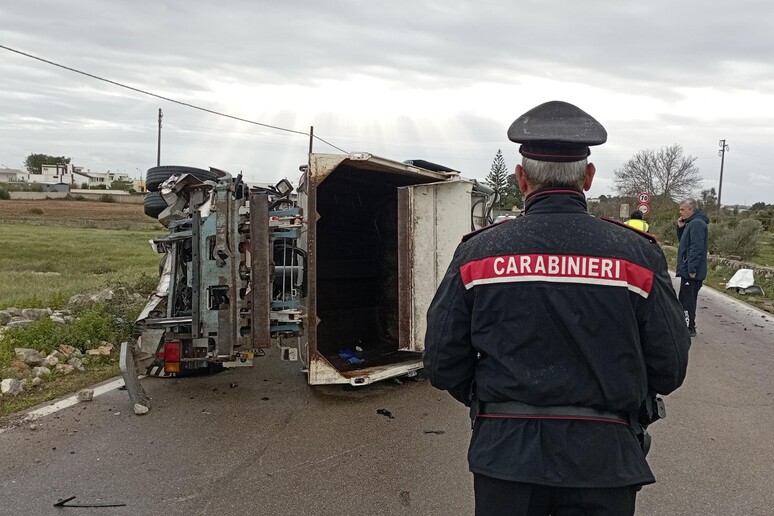 Incidente stradale nel Leccese - RIPRODUZIONE RISERVATA